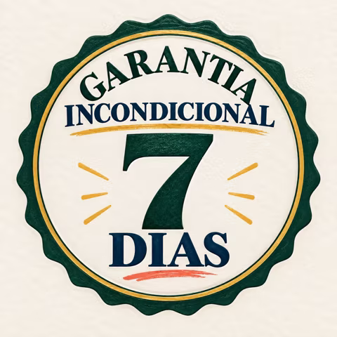 Garantia incondicional de 7 dias da Gramática de Bate-Olho